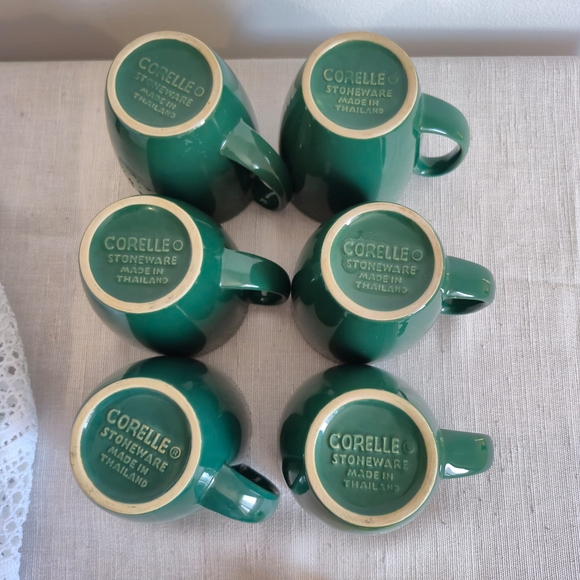 Green Ceramic Mug Set - Picture 3 of 6